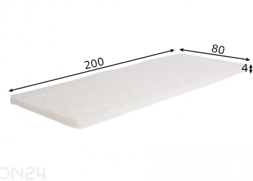 Petauspatja San Remo Lux 80x200 cm