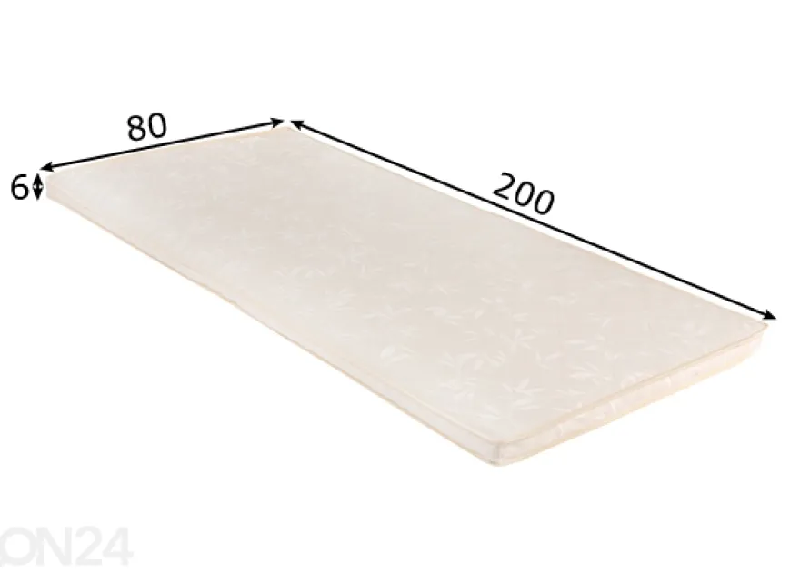 Petauspatja 80x200 cm
