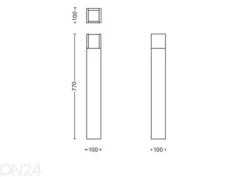 Philips Arbour pylväsvalaisin 1x6 W 600lm 4000K
