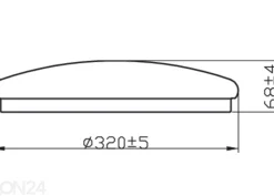 Philips Canopus kylpyhuoneen valaisin 17 W 2700K IP44