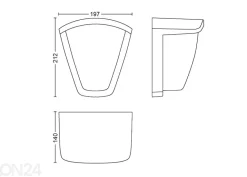 Philips Kiskadee seinävalaisin E27