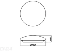 Philips Moire kattovalaisin 10 W 2700K