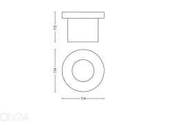 Philips Moss upotettava ulkovalaisin 3 W 270lm IP67