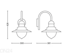 Philips Raindrop seinävalaisin 1xE27 pronssi