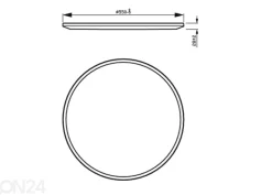 Philips Superslim SSW kattovalaisin 36 W musta