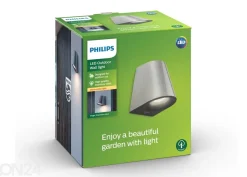 Philips Virga seinävalaisin 3 W 2700K, harmaa