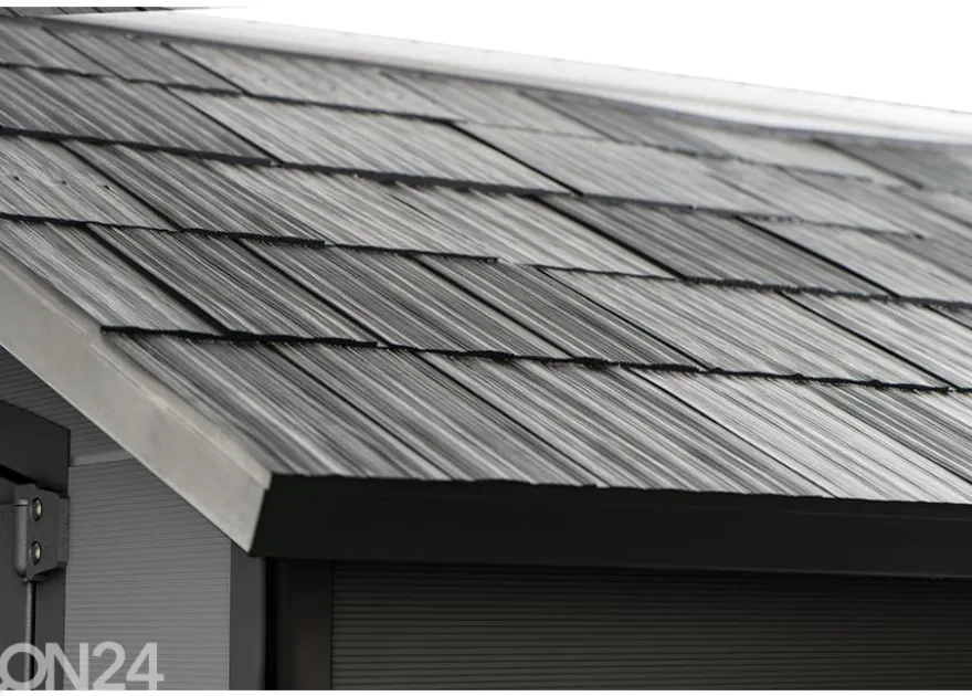 Pihavarasto Premier 757, 4 m², harmaa
