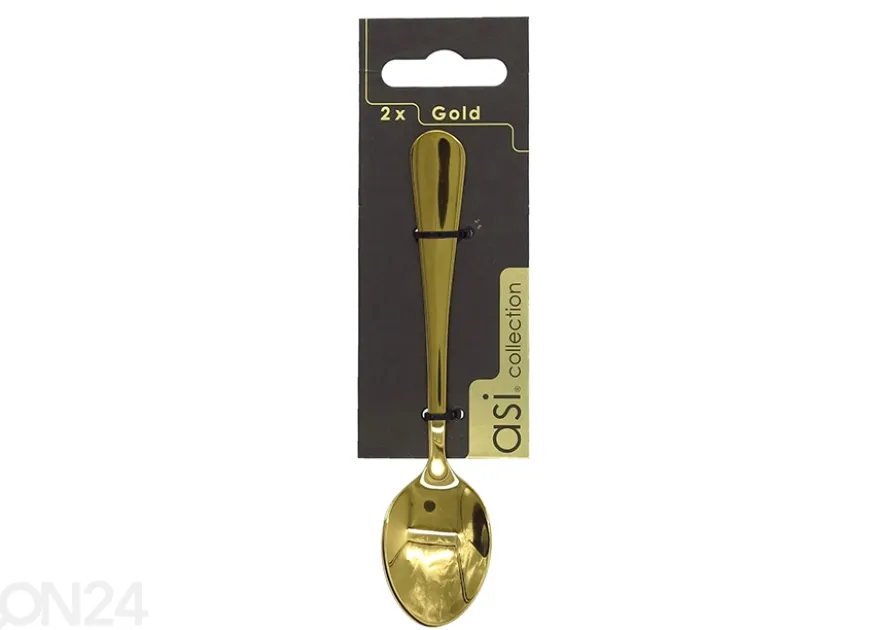 Pikkulusikka Gold 6 kpl