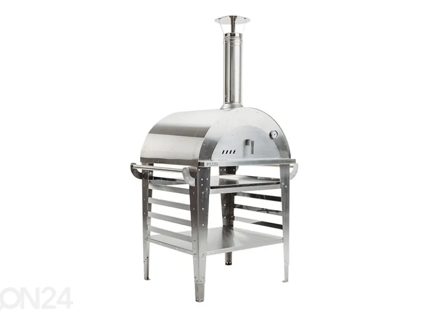 Pizzauuni jalustalla Pizzo-set-inox