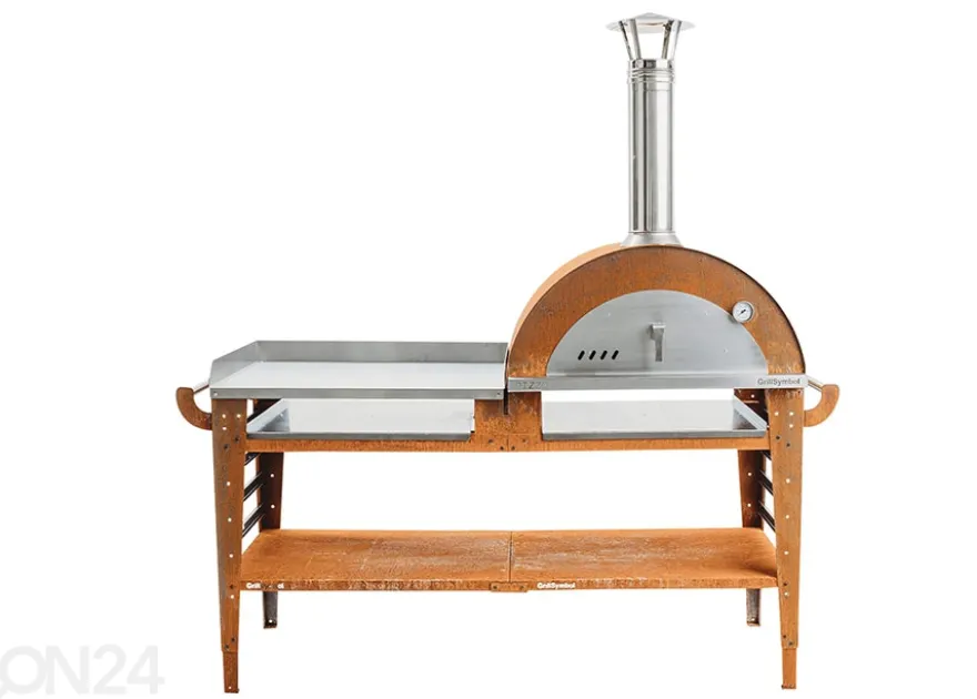Pizzauuni pöytätasolla Pizzo-XL-set