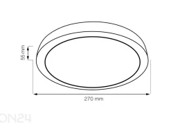 Plafondi Janus LED Ø 27 cm