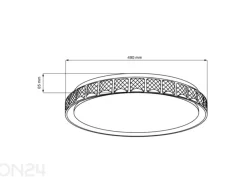Plafondi Nina LED Ø 49 cm