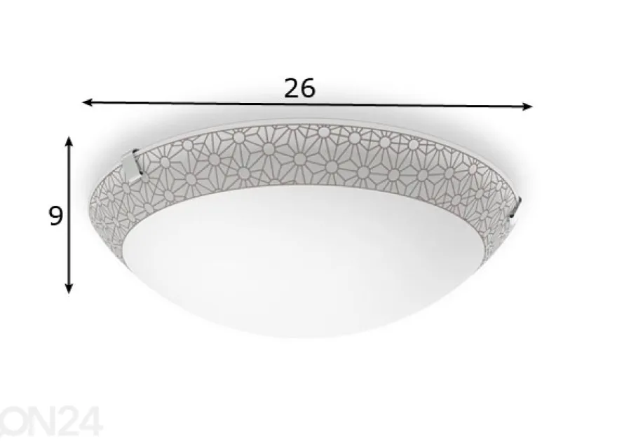 Plafondivalaisin Ballan LED