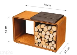 Polttopuuhylly GrillSymbol Enzo Rack-M