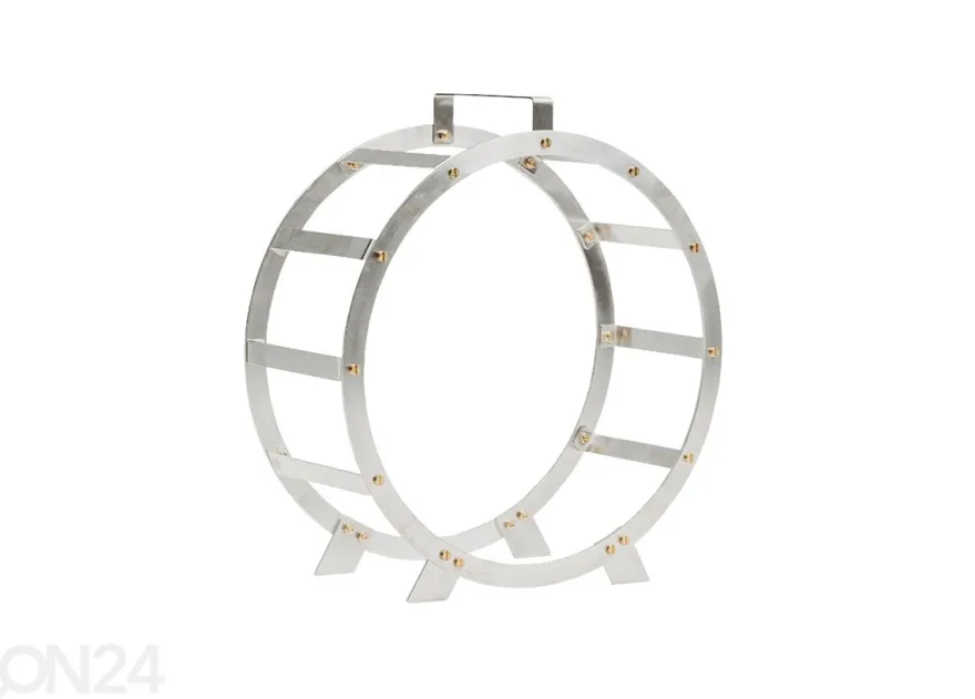 Polttopuukori terästä Hugo-inox, Ø 58 cm
