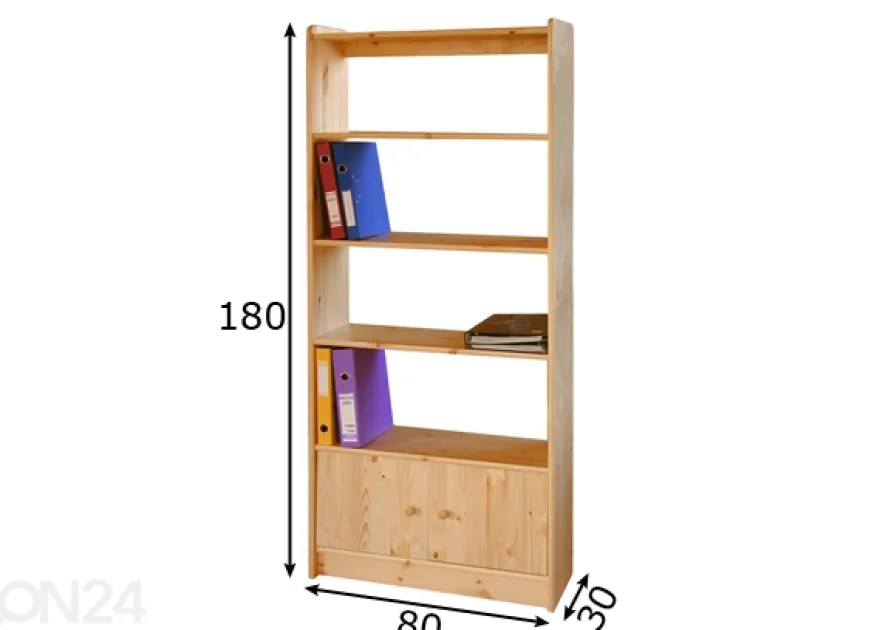 Puinen hyllykkö