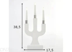 Puinen LED kynttilänjalka