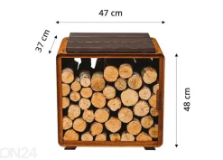Puuhylly GrillSymbol Enzo Rack-S
