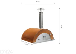 Puulämmitteinen pizzauuni Pizzo
