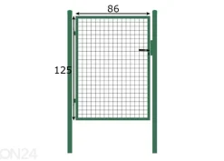 Puutarhaportti 1,25x0,86 m