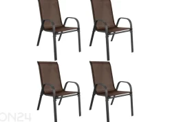 Puutarhatuolien setti 4 kpl