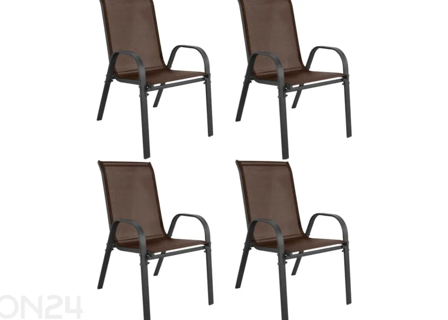 Puutarhatuolien setti 4 kpl