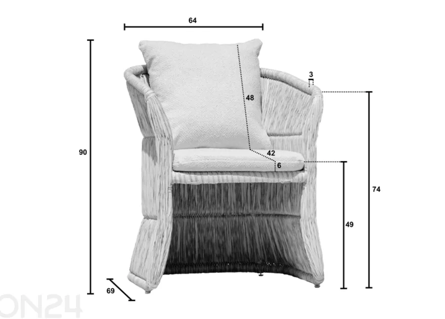 Puutarhatuoli Gili
