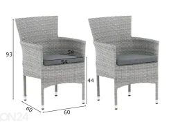Puutarhatuolit Malina, 2 kpl