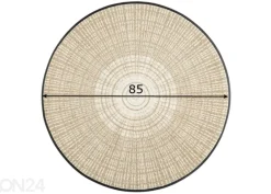 Pyöreä matto Cascara beige Ø 85 cm