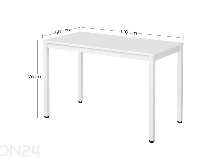 Pöytä Tessa 60x120 cm