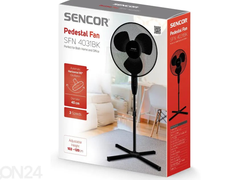 Pöytätuuletin Sencor SFN4031BK