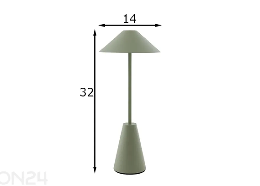Pöytävalaisin Cannes 32, ladattava