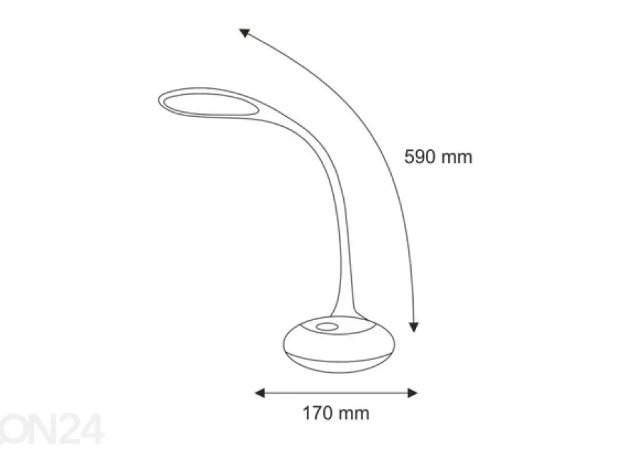 Pöytävalaisin Cosmos 2 LED