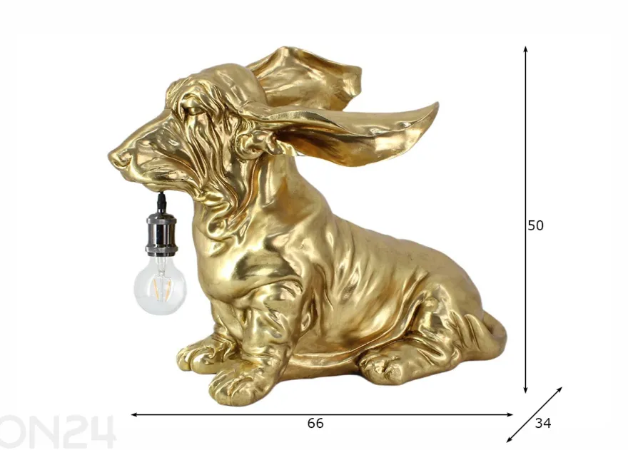 Pöytävalaisin Dackel