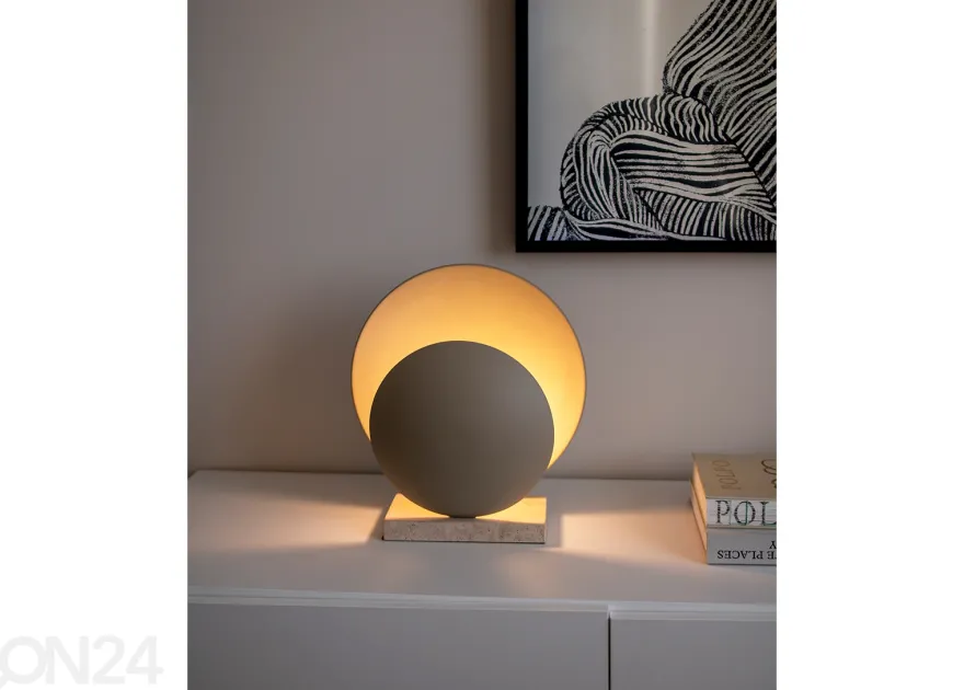 Pöytävalaisin Orbit, beige