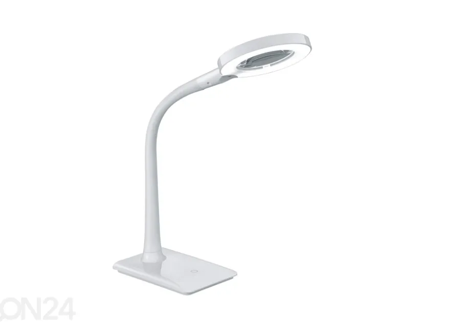 Pöytävalaisin suurennuslasilla Lupo