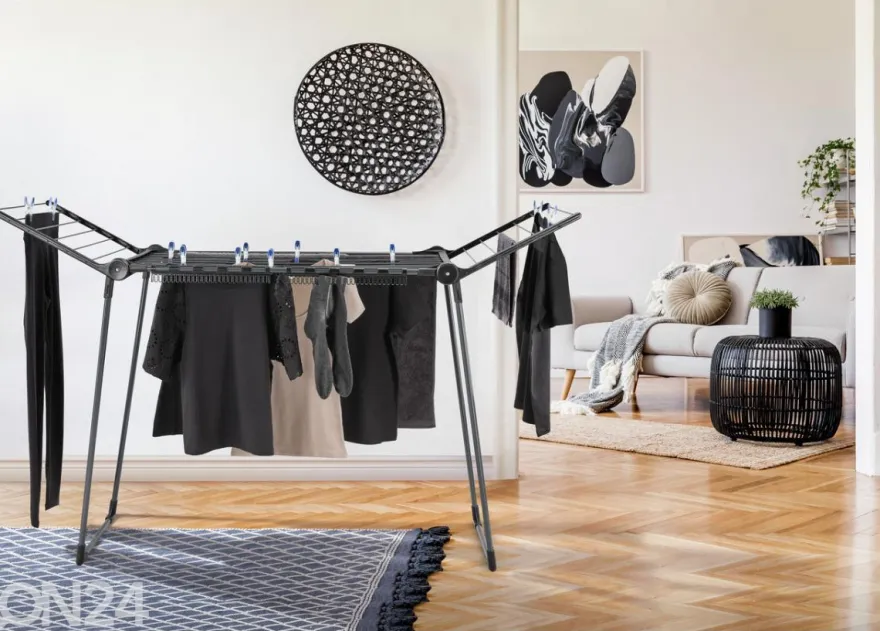 Pyykinkuivausteline Leifheit Pegasus 150 Black Diamond