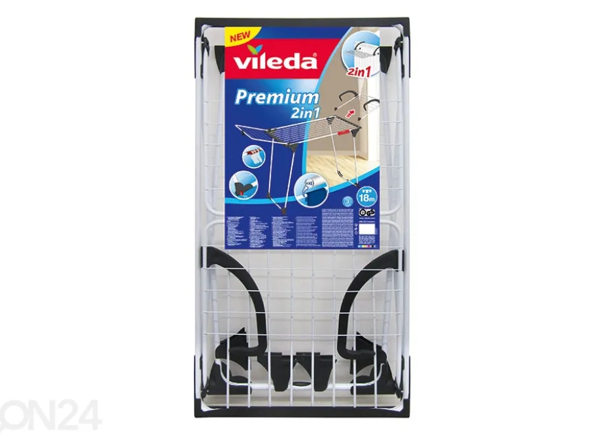 Pyykinkuivausteline VILEDA PREMIUM 2in1