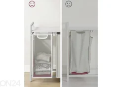Pyykkikorit hyllytasolla 3 kpl