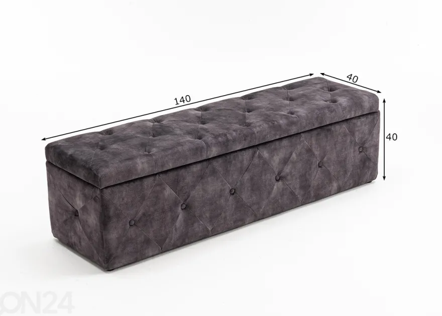 Rahi säilytystilalla Extravagancia 40x140 cm
