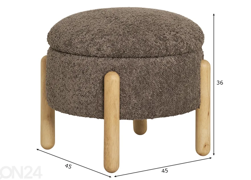 Rahi säilytystilalla Wilbert Ø45 cm