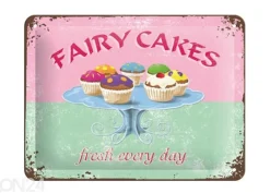 Retro juliste Fairy Cakes 15x20 cm