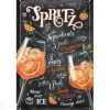 Retro metallijuliste 20x30 cm / Aperol Spritz