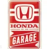 Retro metallijuliste 20x30 cm Honda AM - Garage
