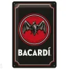Retro metallitaulu Bacardi Logo - Black 20x30 cm