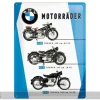 Retro metallitaulu BMW moottoripyörät 30x40 cm