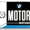 Retro metallitaulu BMW Motor Maintenance 30x40 cm