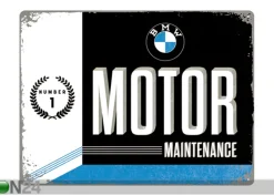 Retro metallitaulu BMW Motor Maintenance 30x40 cm