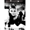 Retro metallitaulu Breakfast at Tiffany´s Audrey