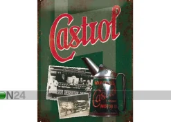 Retro metallitaulu Castrol 30x40cm